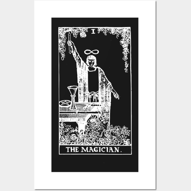 Tarot Card, The Magician Wall Art by DesignDLW